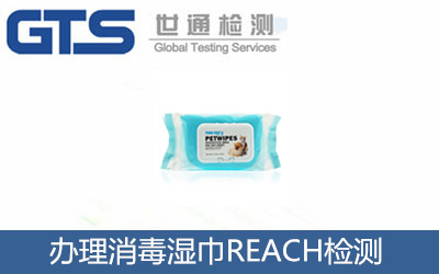 辦理消毒濕巾REACH檢測